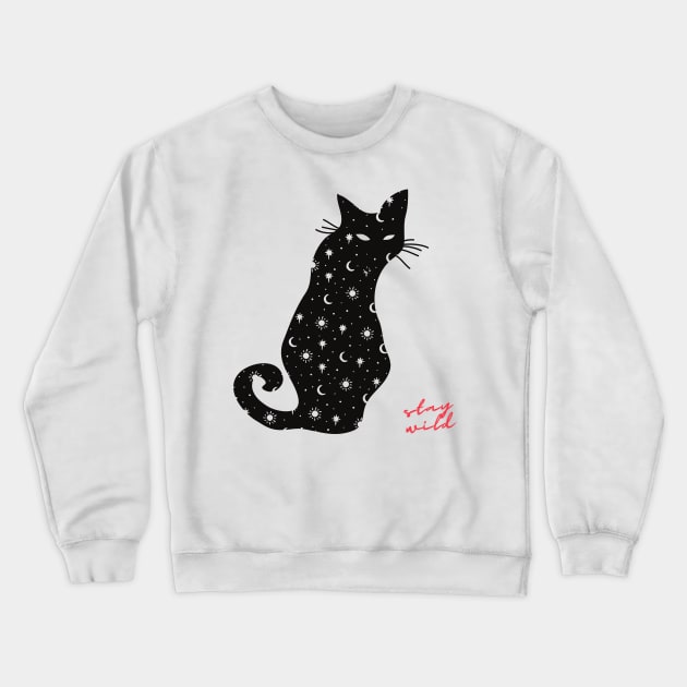 Stay Wild Crewneck Sweatshirt by Theartgirl777